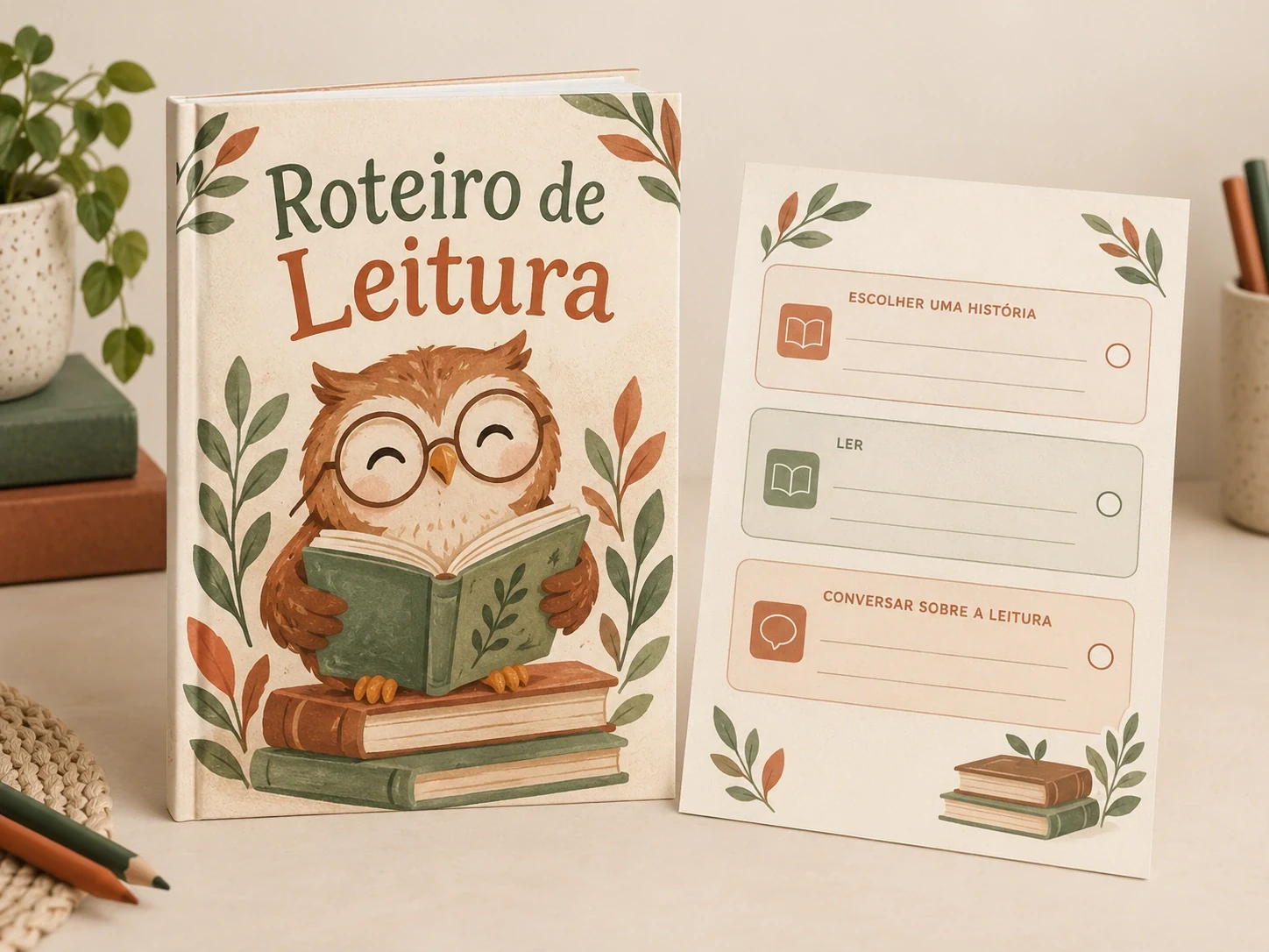 Mockup do bônus Roteiro de Leitura